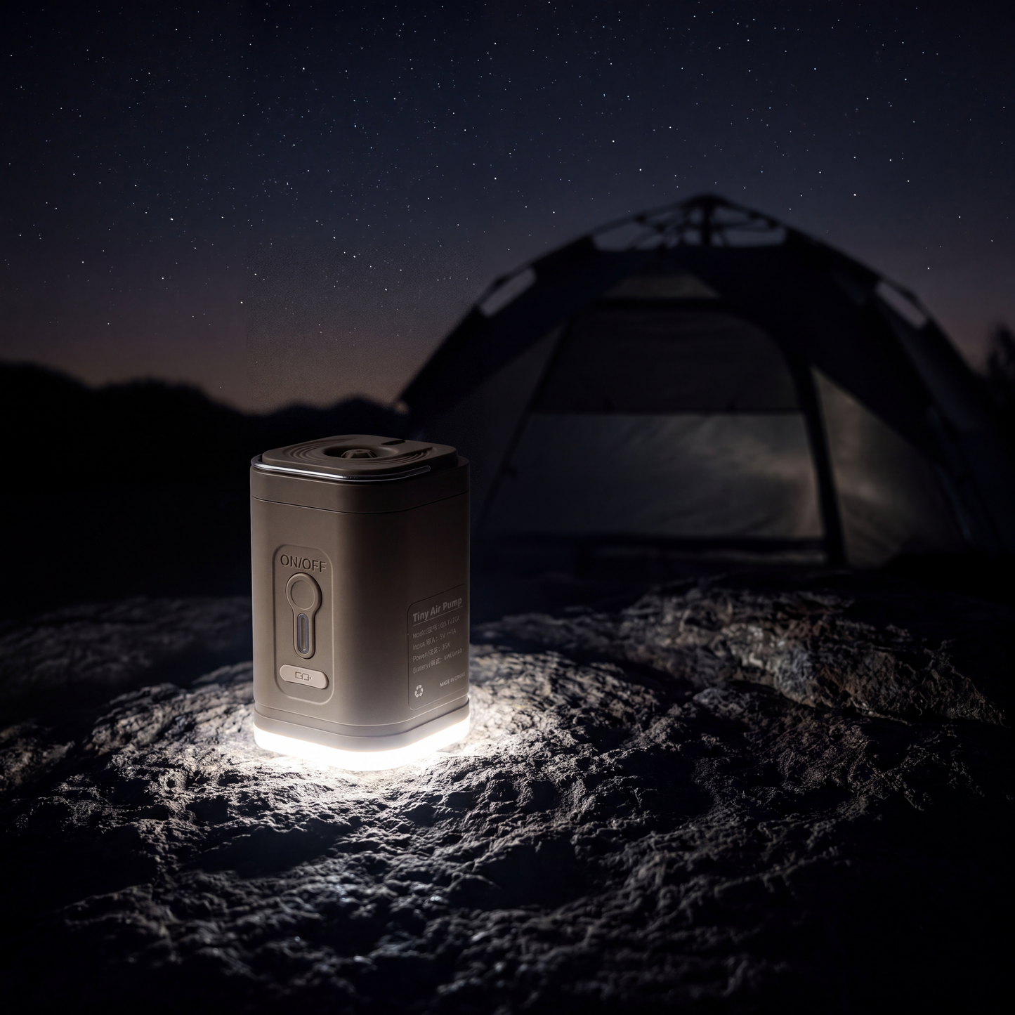 Inflato™ Portable Air Pump with LED Light — Inflate Anything in Seconds