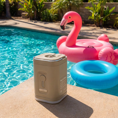 Inflato™ Portable Air Pump with LED Light — Inflate Anything in Seconds