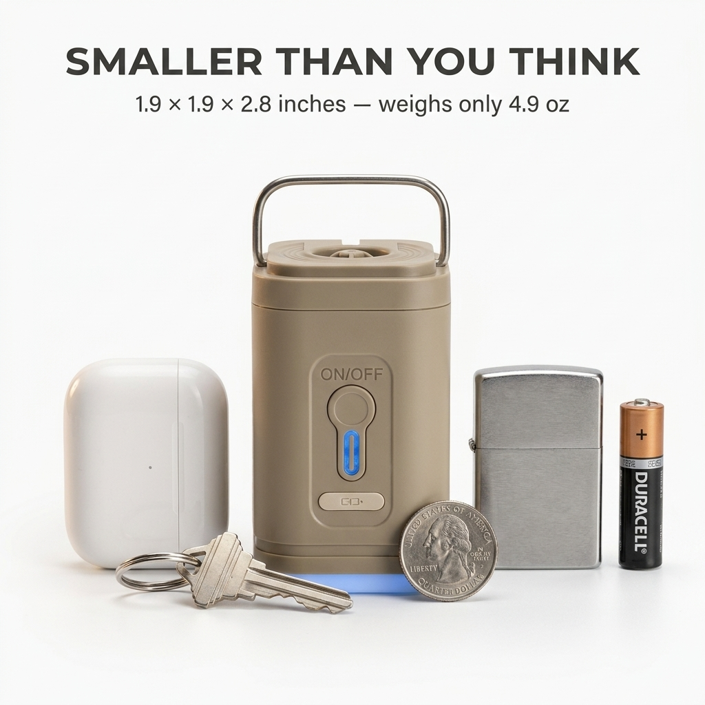Inflato™ Portable Air Pump with LED Light — Inflate Anything in Seconds