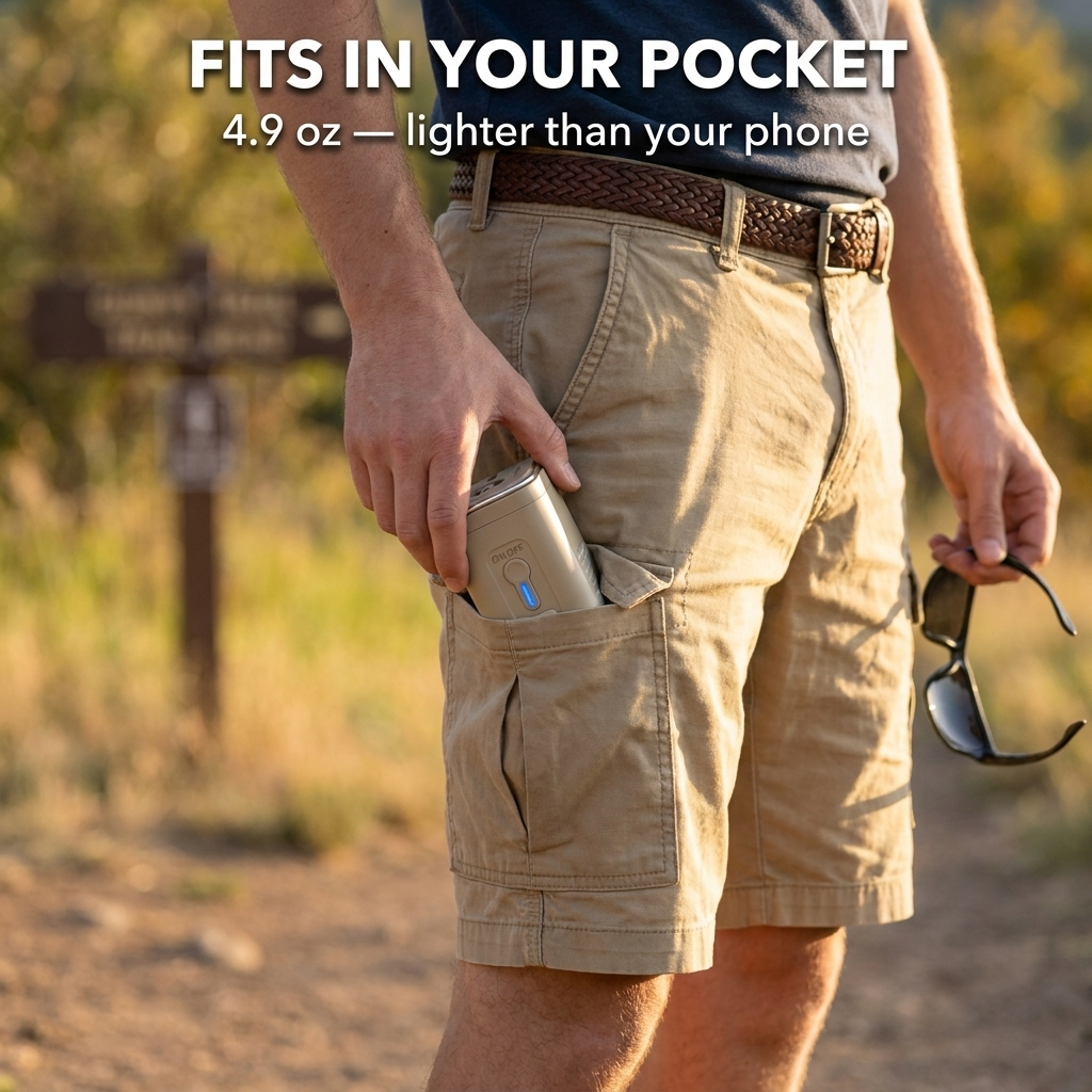 Inflato™ Portable Air Pump with LED Light — Inflate Anything in Seconds