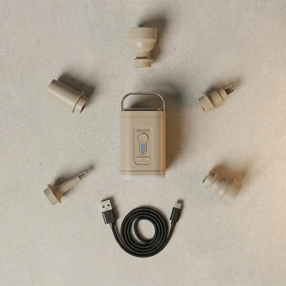 Inflato™ Portable Air Pump with LED Light — Inflate Anything in Seconds