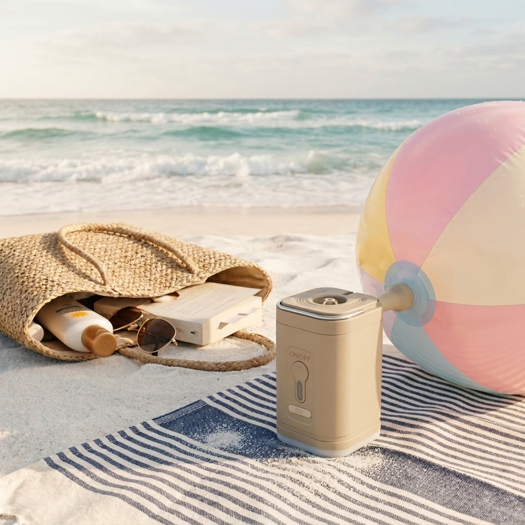Inflato™ Portable Air Pump with LED Light — Inflate Anything in Seconds