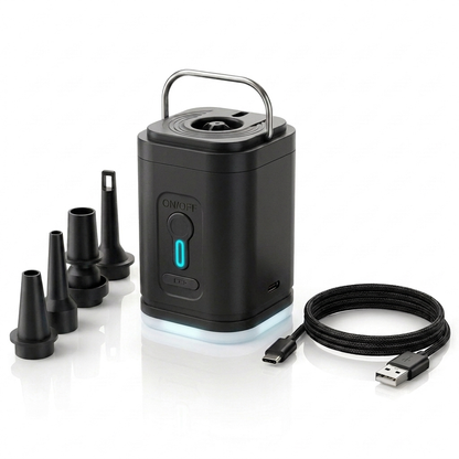 Inflato™ Portable Air Pump with LED Light — Inflate Anything in Seconds